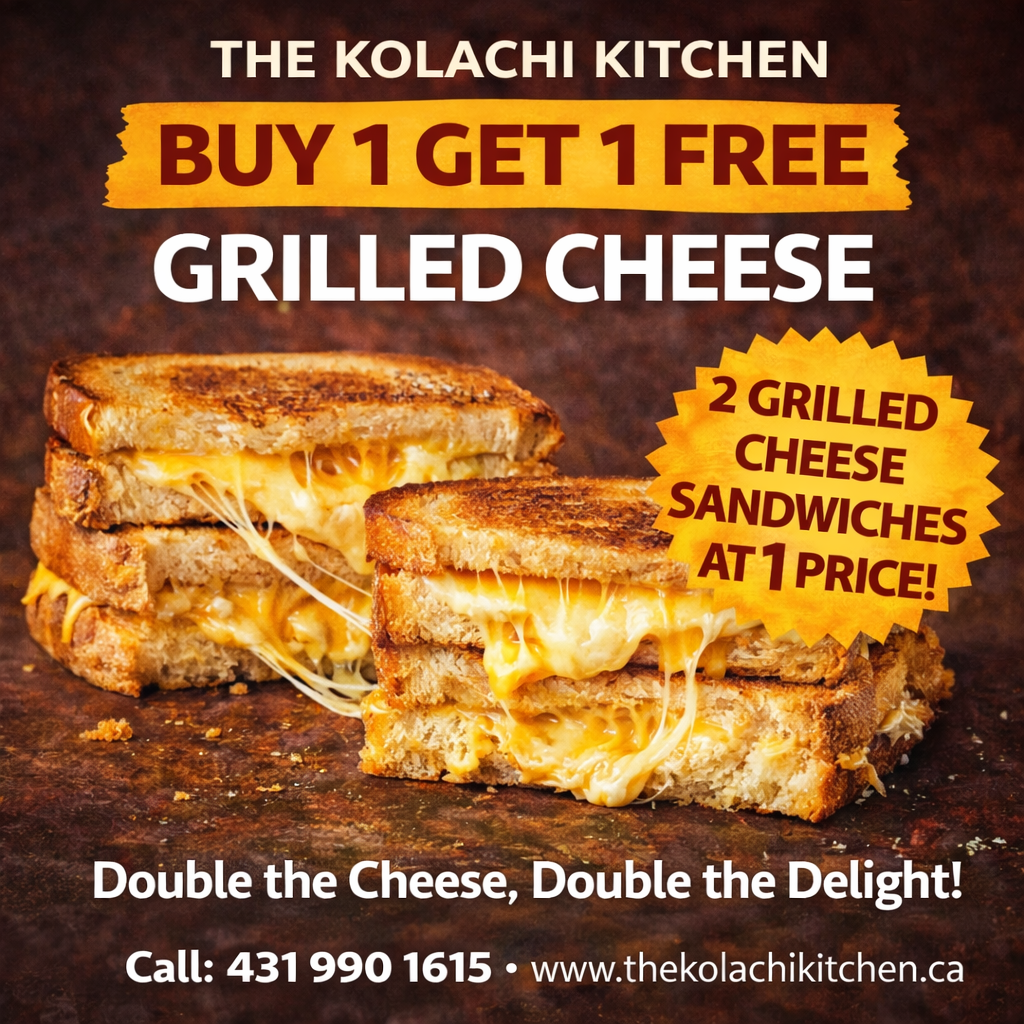 BUY 1 GET 1 FREE Grilled Cheese