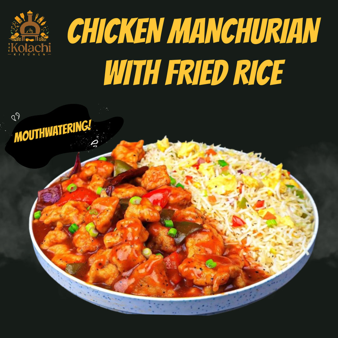 Chicken Manchurian with Fried RIce