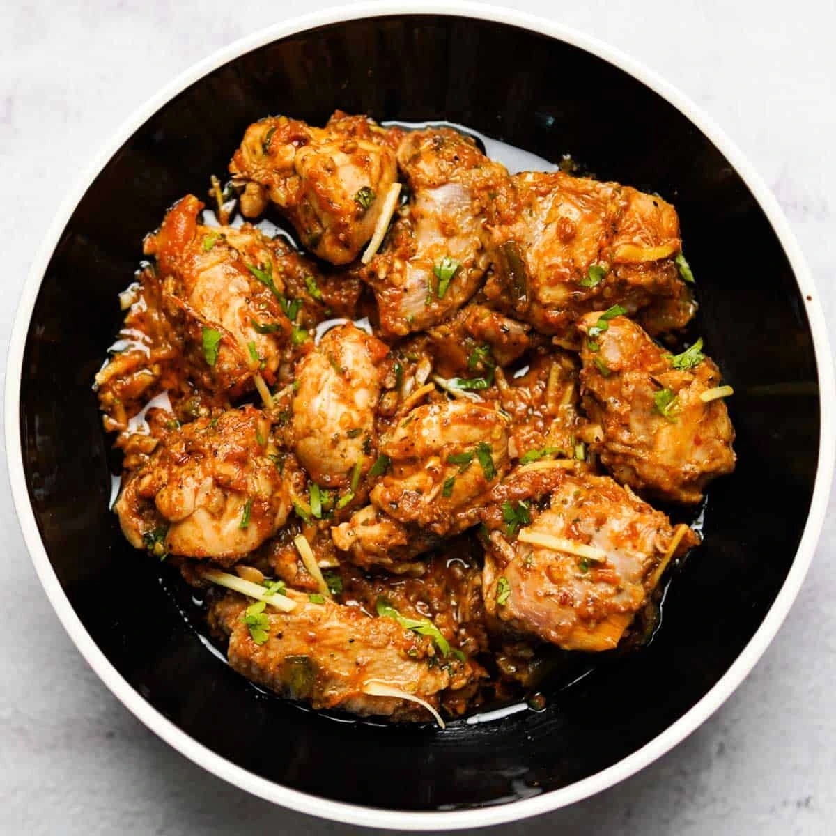 Chicken Karahi at The Kolachi Kitchen Downtown Winnipeg — halal Pakistani karahi dish