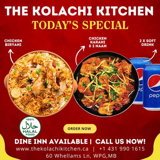 Chicken Biryani & Chicken Karahi (Today Special)