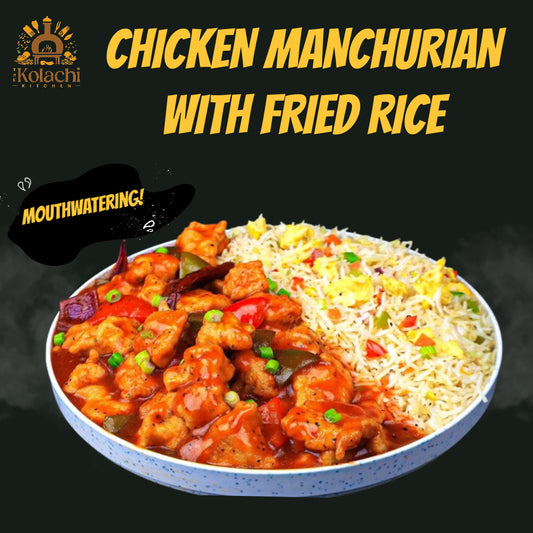 Chicken Manchurian with Fried RIce