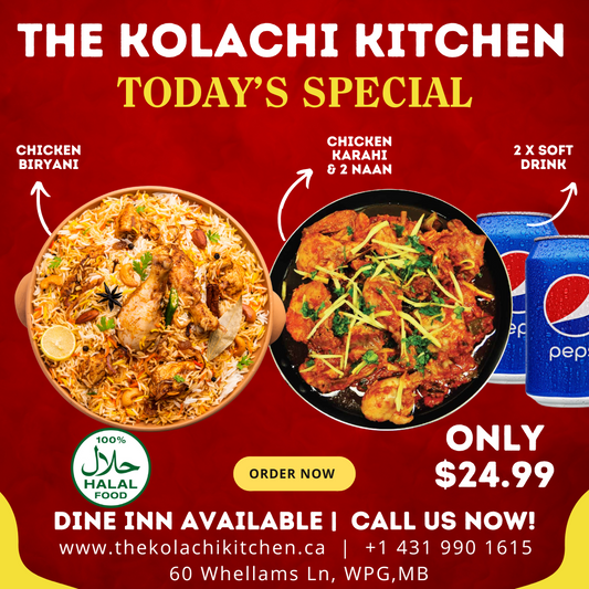 Chicken Biryani & Chicken Karahi (Today Special)